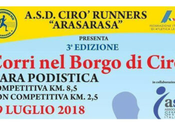 Al via la III^ edizione “Corri nel Borgo di Cirò”